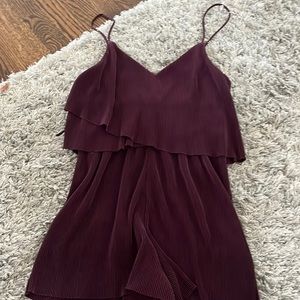Dark purple romper